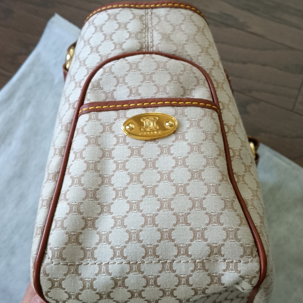 Celine boogie elegant Brown and Cream Designer Tote Bag - Picture 7 of 17